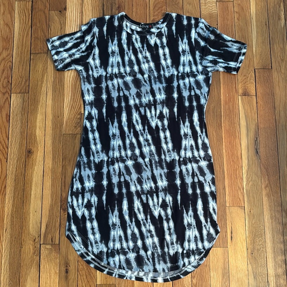 Tie-dye stretchy and soft mini dress